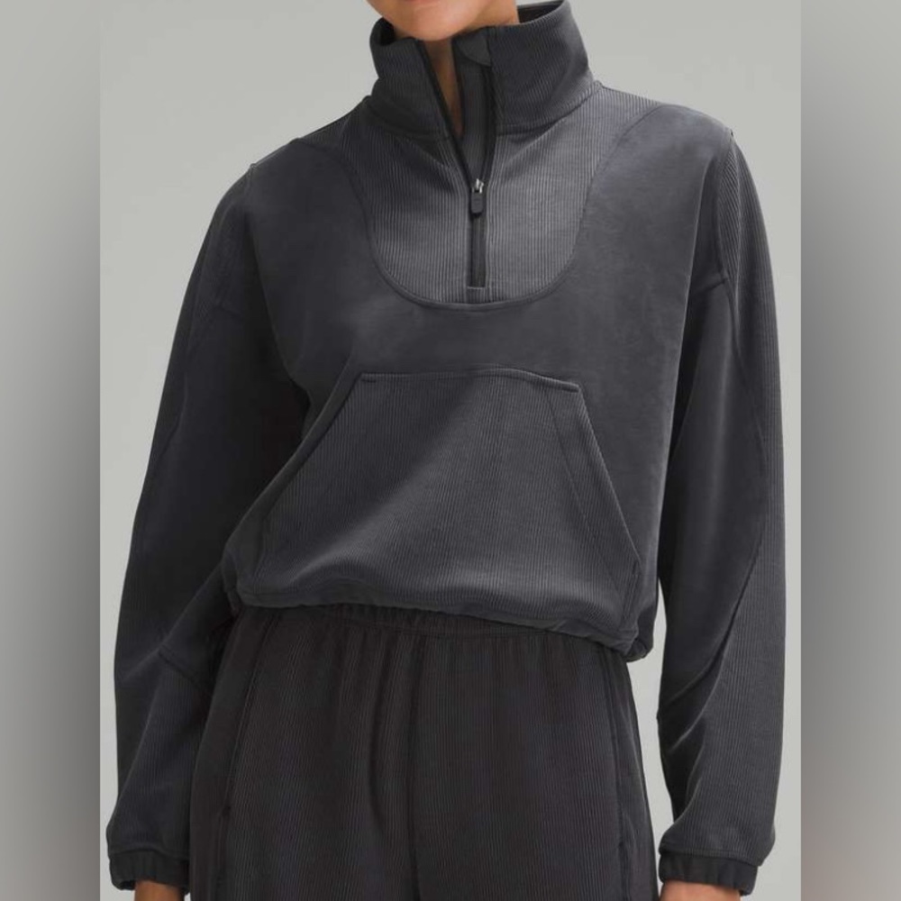 Brushed Softstreme Ribbed Half Zip